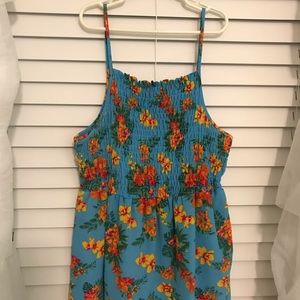Flowered summer top